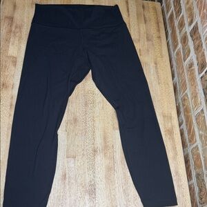 lululemon athletica Jet Black High-Waist Leggings 25 in